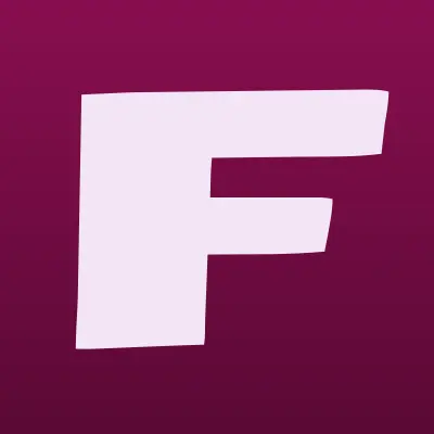 Фиалка, цветочный салон, лого-визитка